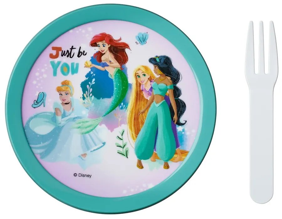 Gyerek uzsonnás doboz villával Disney princess – Mepal