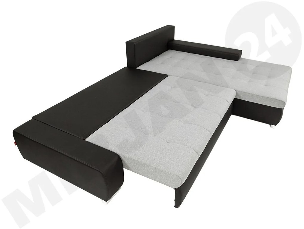 Sarok ülőgarnitúra Hesron (öko-bőr Soft 017 + Casablanca 2315). 1053592