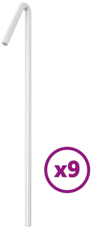meleg fehér 320 LED-es karácsonyfafüzér 375 cm
