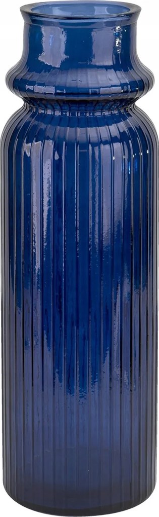 Üveg váza 45,5 cm sötétkék 4901 San Miguel