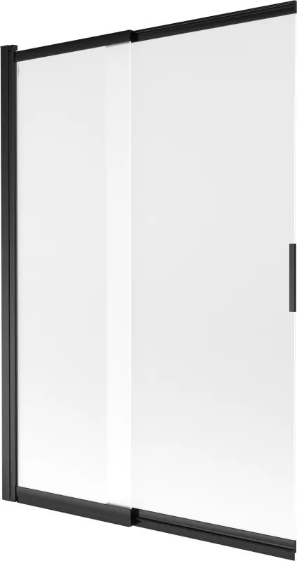 Mexen Fox kétszárnyú zuhanyfal 120 x 150 cm, matt, fekete - 891-120-002-70-30