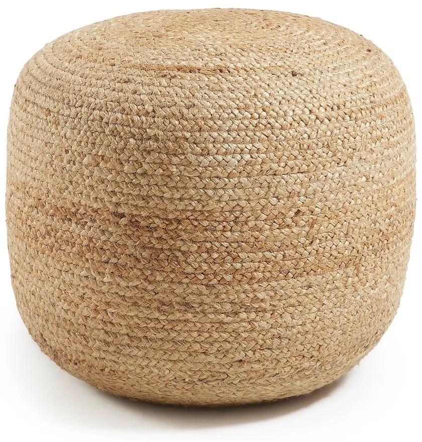 Natúr színű puff Doc – Kave Home