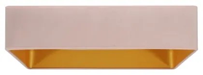 Brilagi-LED Dimmelhető VELVET SQUARE lámpatest LED/36W/230V Wi-Fi Tuya+távirányító rózsaszín