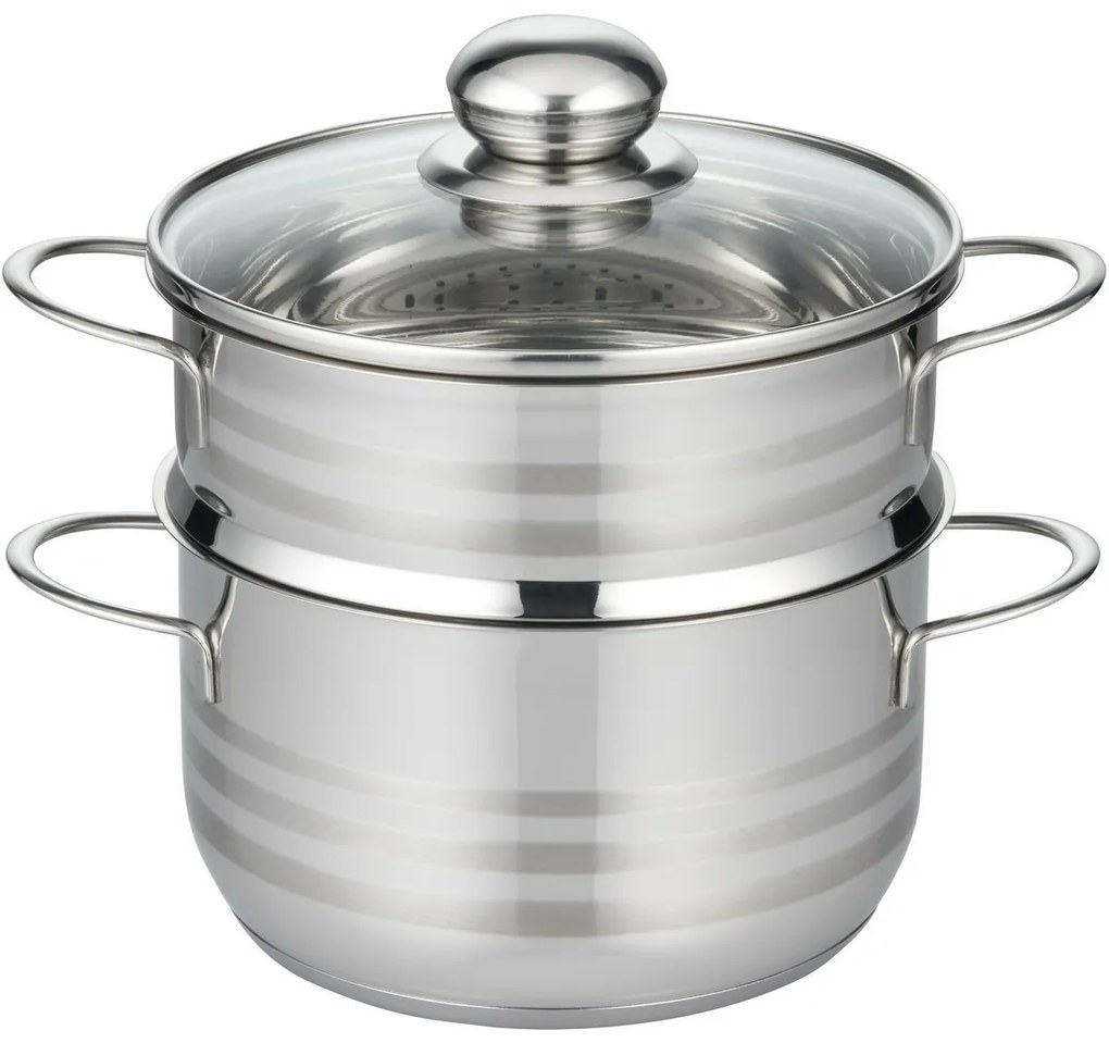 Elo 22724 Basic Rozsdamentes acél párolóedényBrillant 24 cm, 2,9/5,6 l, 24 cm