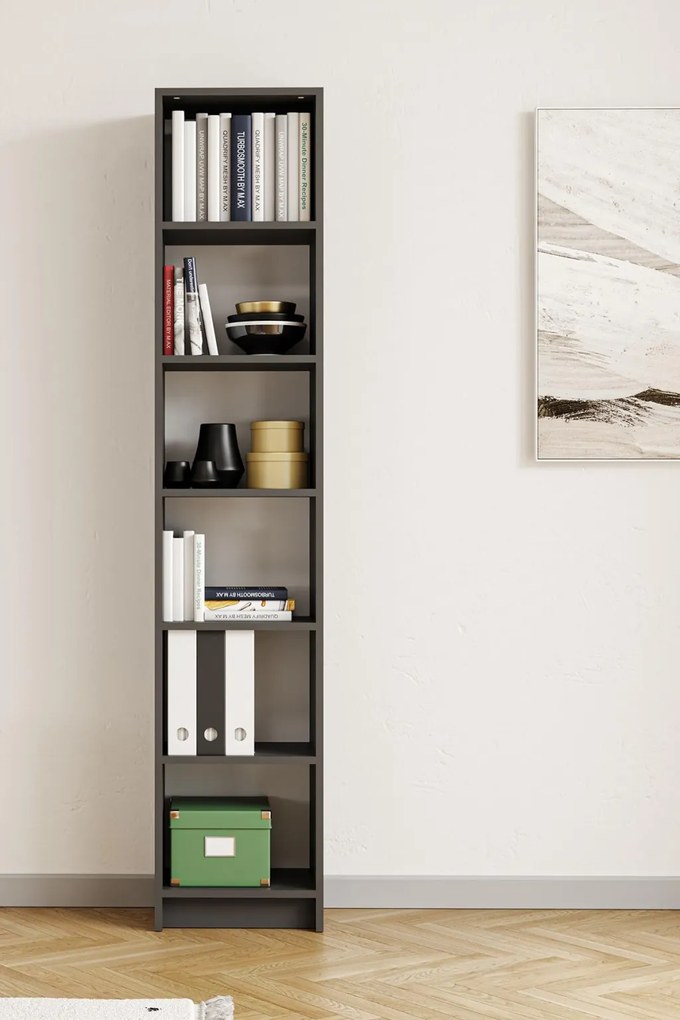 Könyvespolc, antracit, 40 cm – Bili5