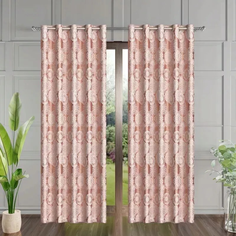 Modern Misa Rózsa függöny nappaliba 185x190cm poliészter Akció!