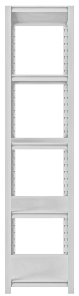 Fém garázspolc SAM, 900 x 1830 x 450 mm, szürke