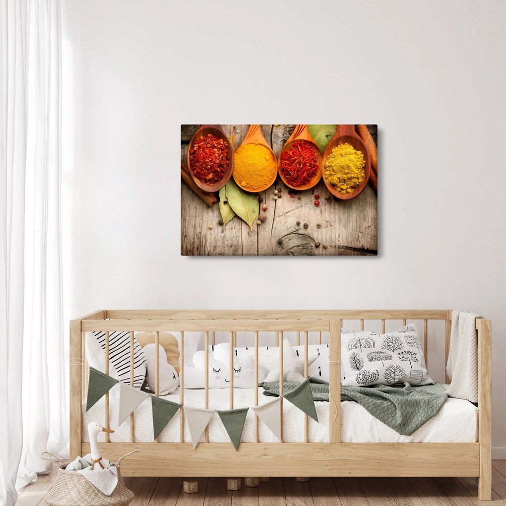 Kép - Fűszerek a fán (90x60 cm)