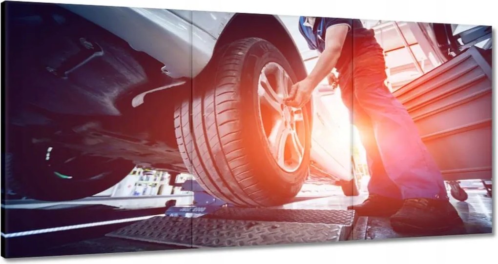 Képek 180x90 Autó az emelőn