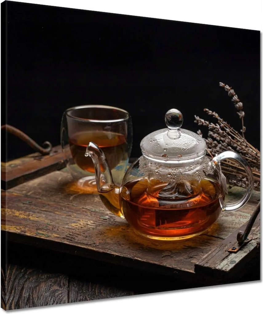 Vászonkép 50x50 De én kancsó tea