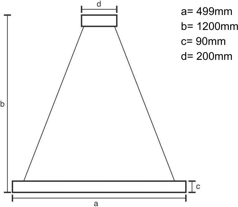 NEDES TA2301-B Modern Led Függesztett Lámpa IP20
