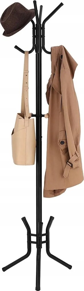 Ruhaakasztó 176 cm előszobába, fém