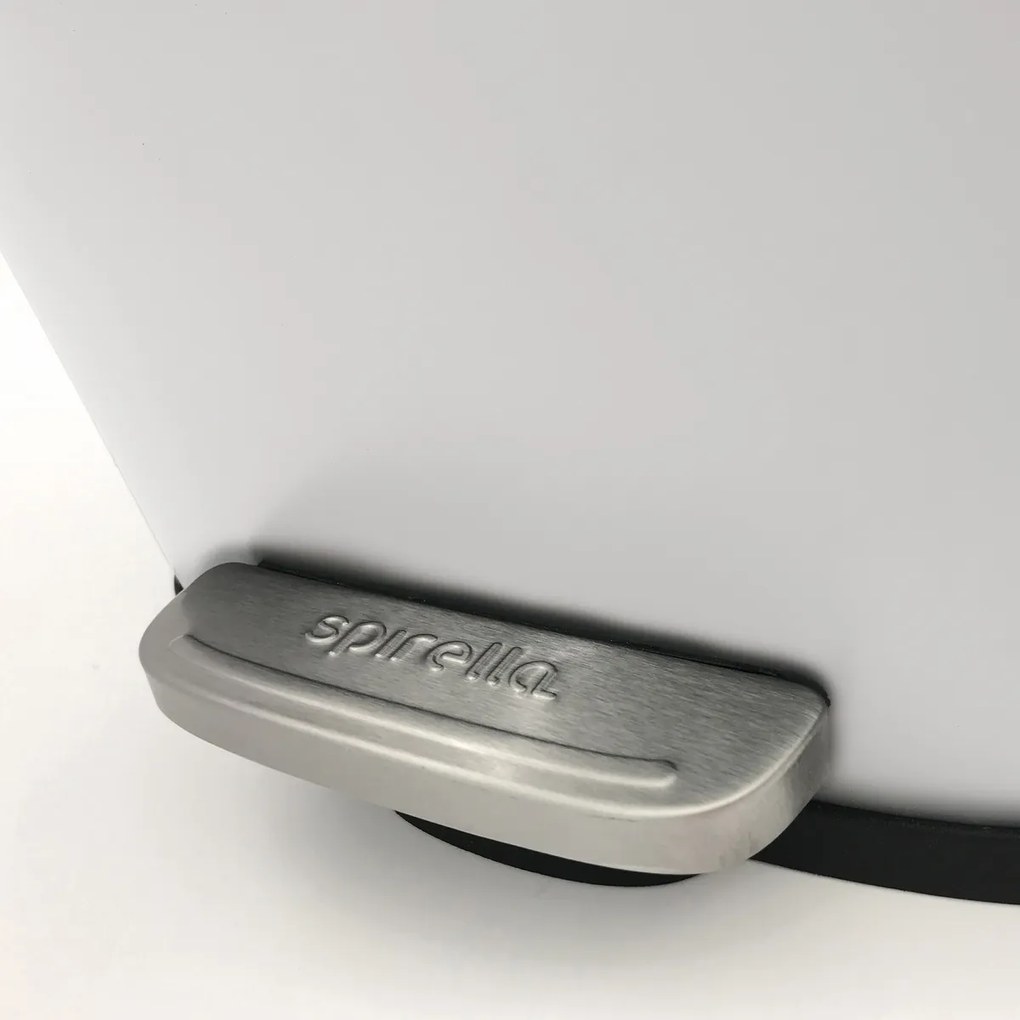 Spirella Pedálos szemetes soft-close Akira 12 l, matt fehér, 12 l