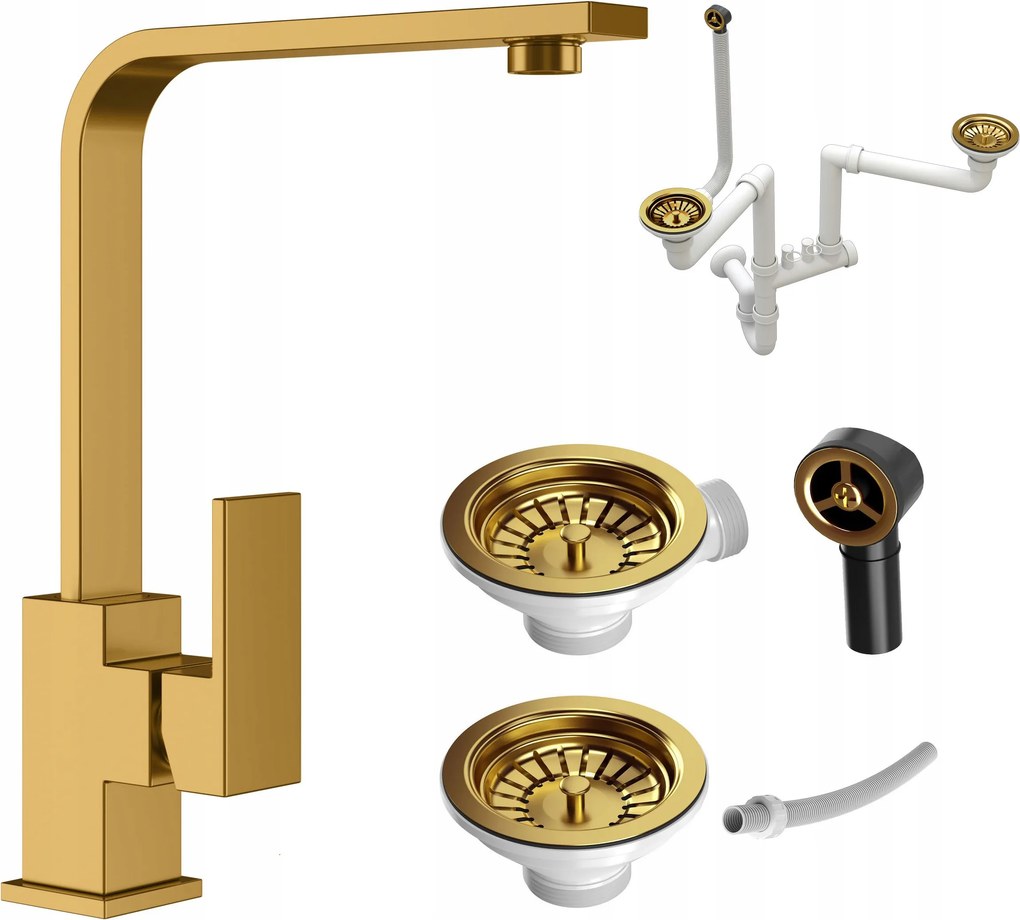 Nook Arany Konyhai Csaptelep Szifon Arany