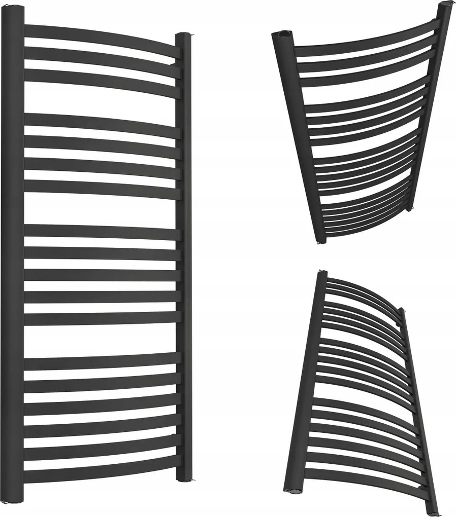 Mei 1150/570 Fürdőszobai Radiátor, Matt Fekete