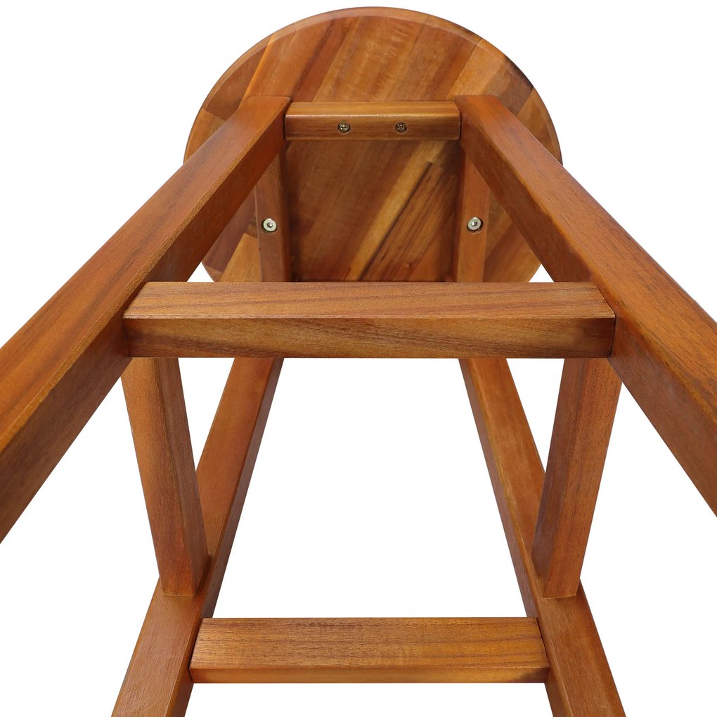 Casaria OSLO bárszék, 2 db, 34x76cm, természetes barna