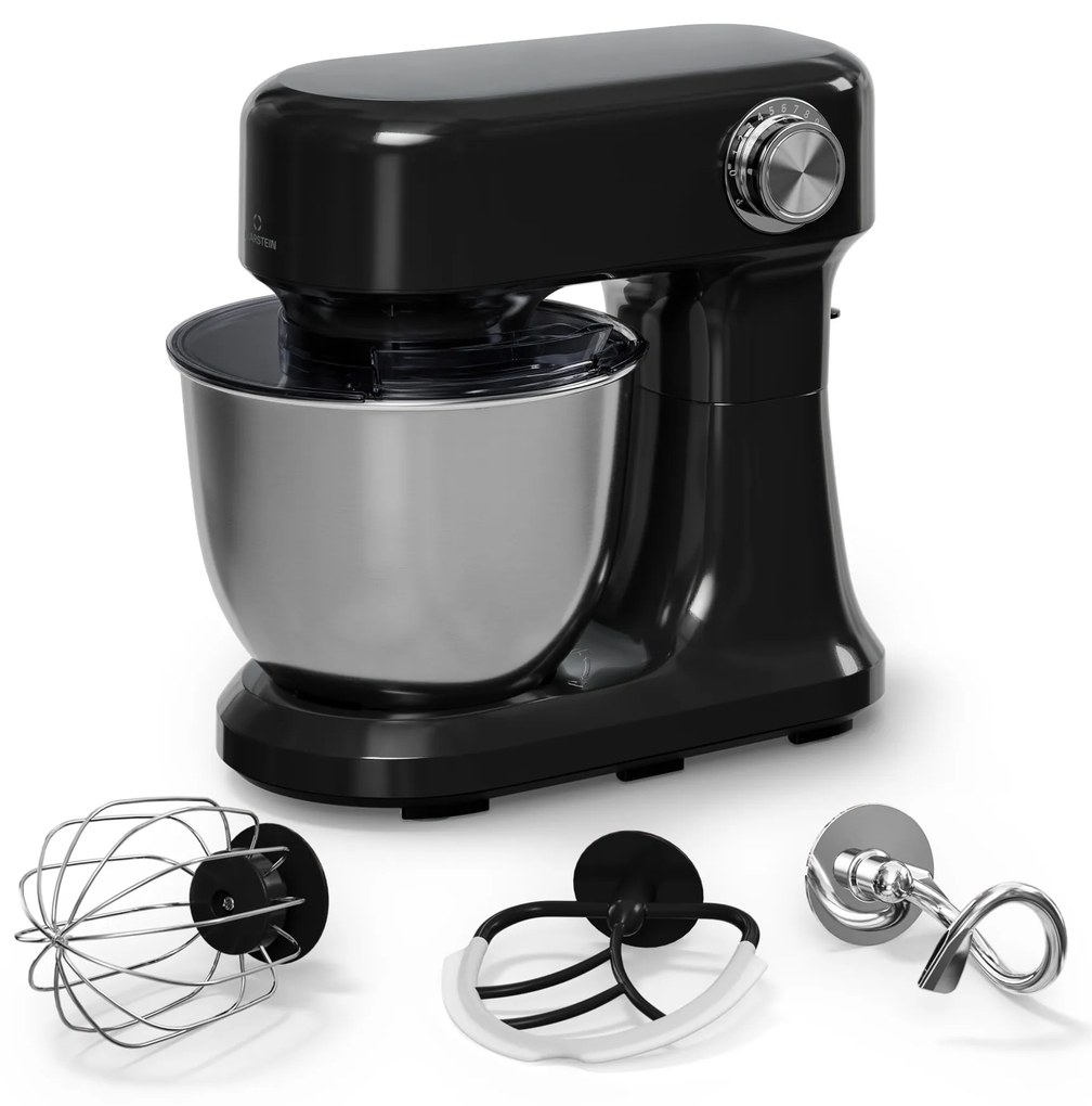Klarstein Bella Evo konyhai robotgép | Planetáris keverőrendszer | 3 keverőfej | 1500 W | 5 l
