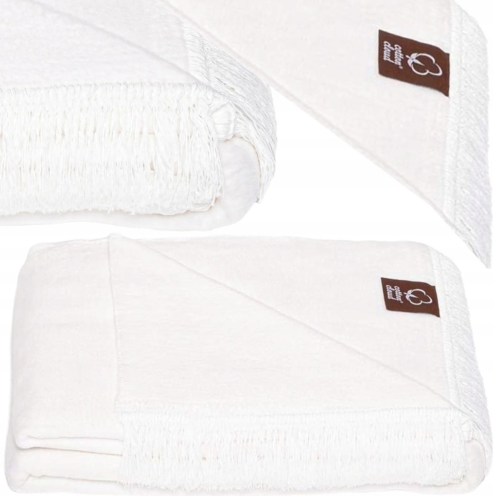 Takaró Ágytakaró Kanapé Pléd Puha Meleg Különböző Színek 150X200 Fehér