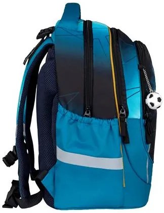 Iskolatáska, cipzáras, BELMIL Leisure Plus Fire Footbal, foci (BL338873F)