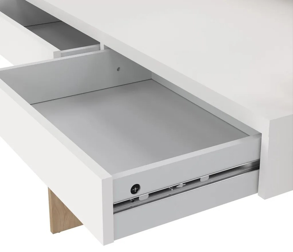 Felix oldalasztal, jackson hikorifa / fehér