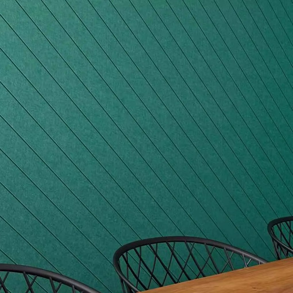 Bilnora extra sűrű filc hangszigetelő Csíkos Mintájú Panel öntapadós hátoldallal 120x60x0,9cm - 07 light blue