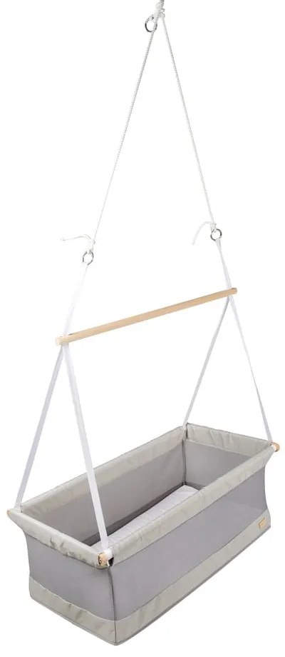 Szürke bölcső 90x45 cm Safe asleep – Roba