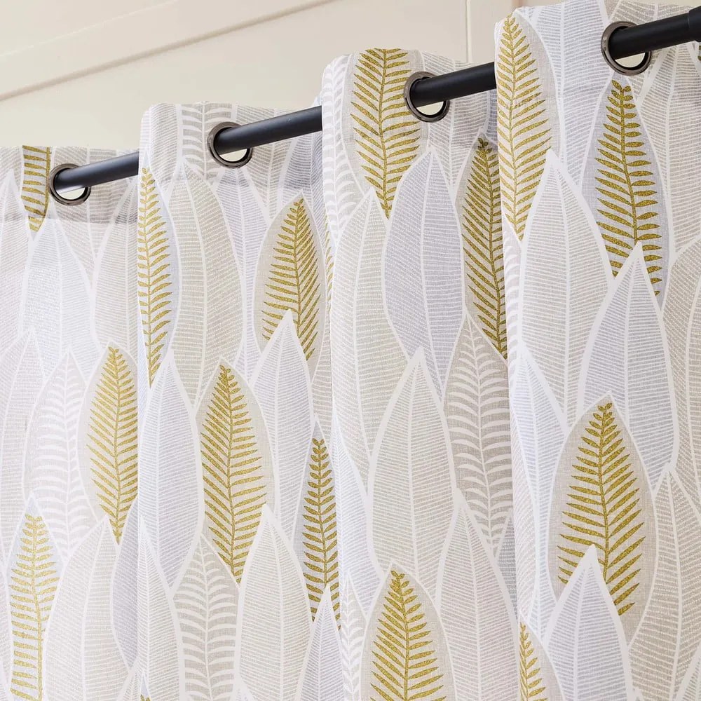 Bézs-aranyszínű függöny 140x280 cm Kim – douceur d'intérieur