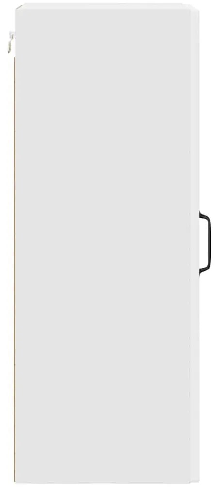 Fali konyhaszekrény ajtóval 2 pcs Fehér 30 x 31 x 80 cm Faanyag