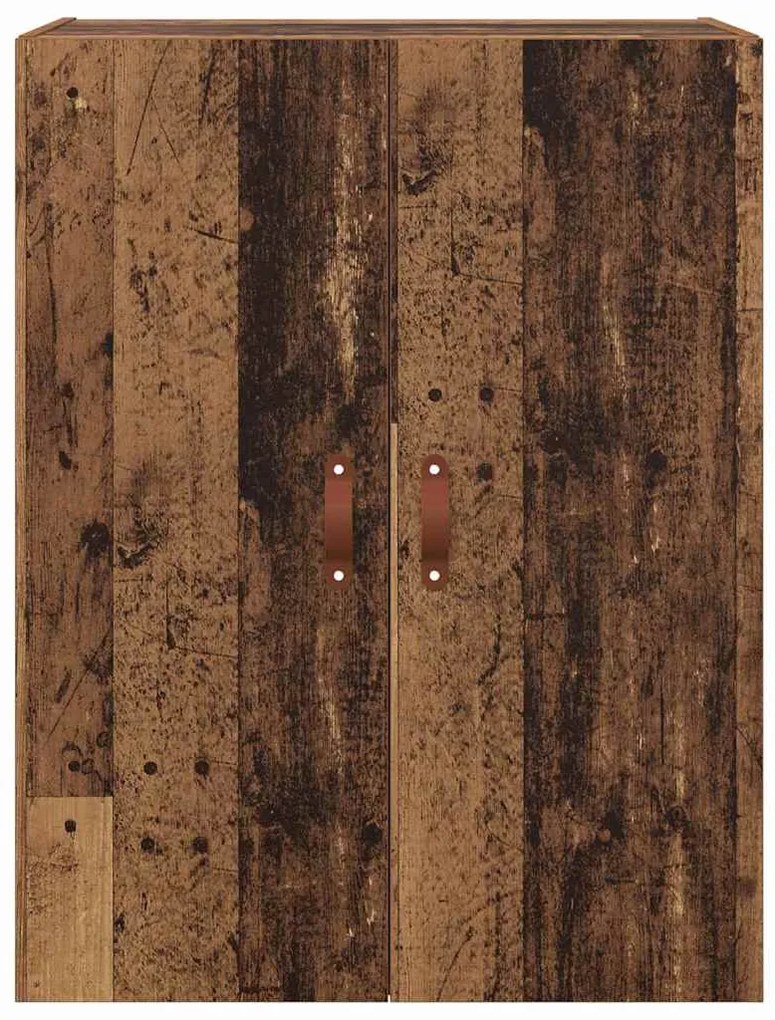 Fali szekrény Falra szerelhető Barna 69.5 x 34 x 90 cm Faanyag