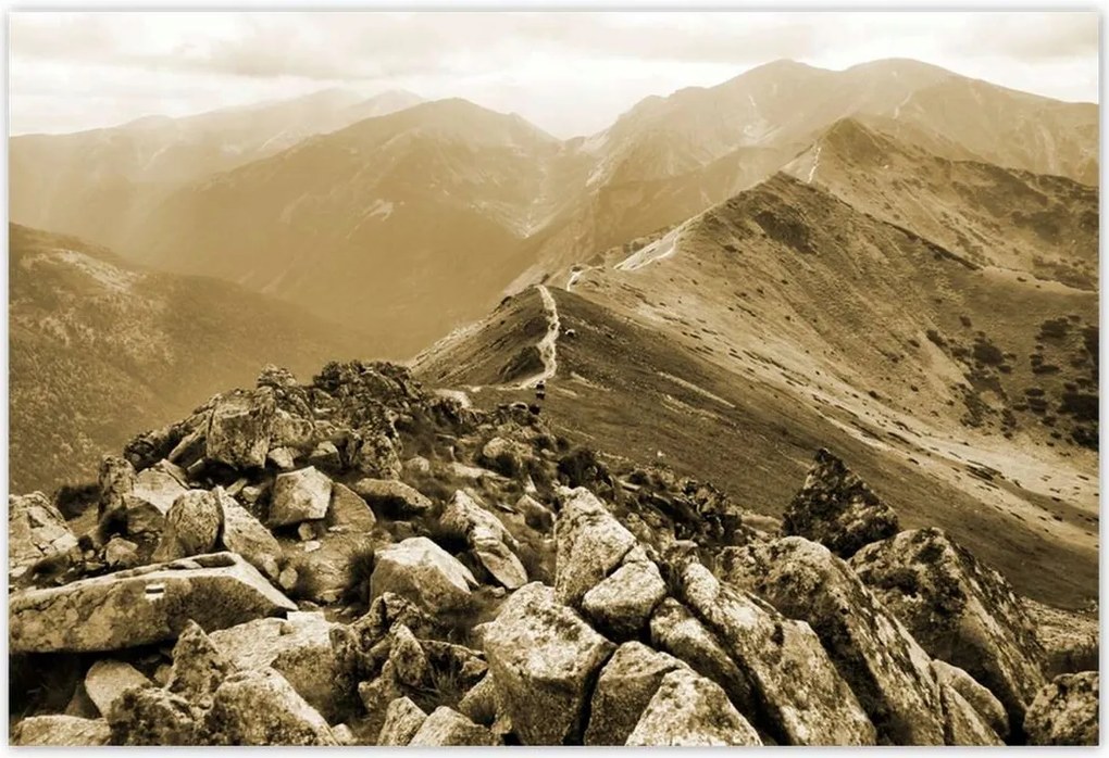 Poszterek 155x105 Tátra Lengyel hegyek Kilátás