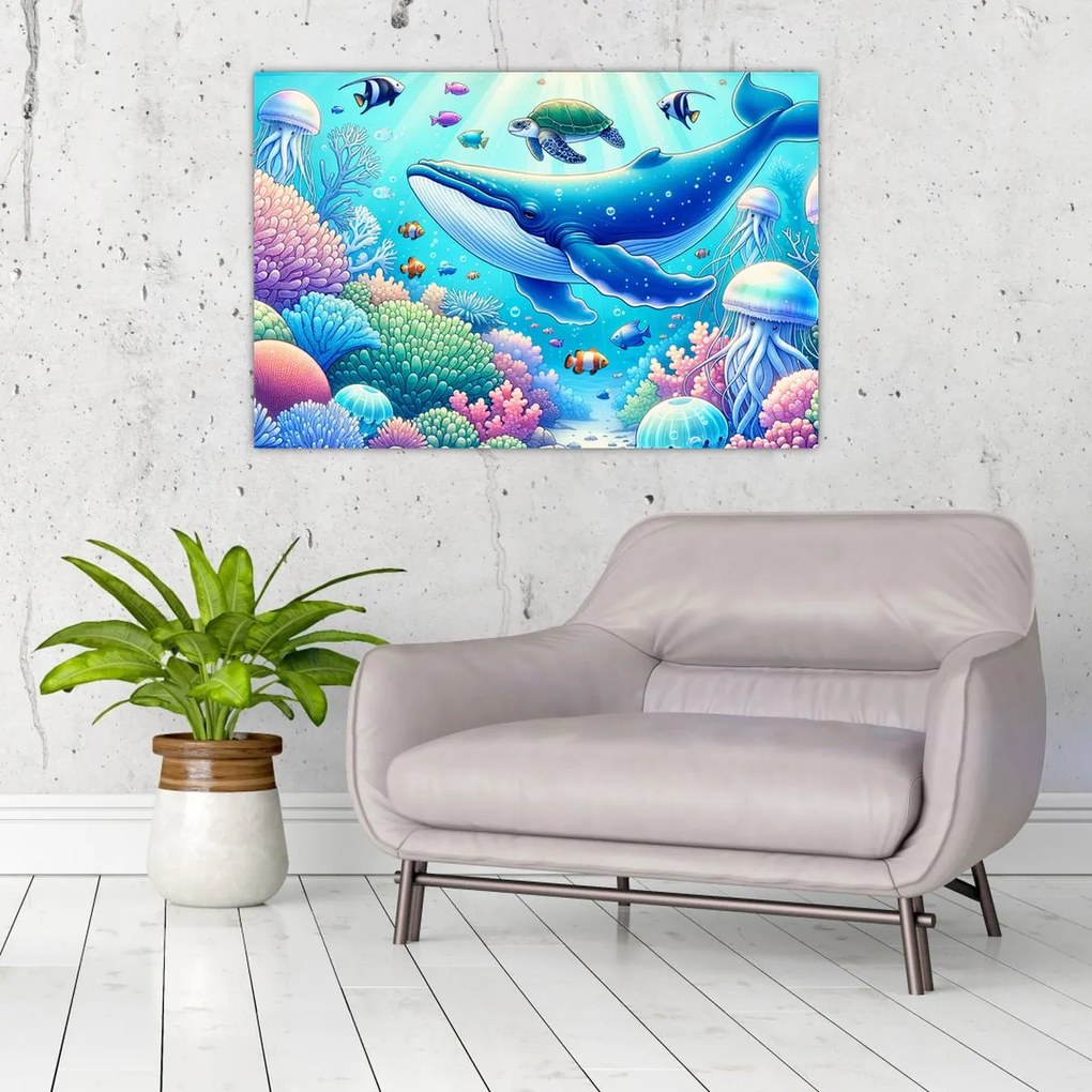 Kép – Víz alatti világ (90x60 cm)
