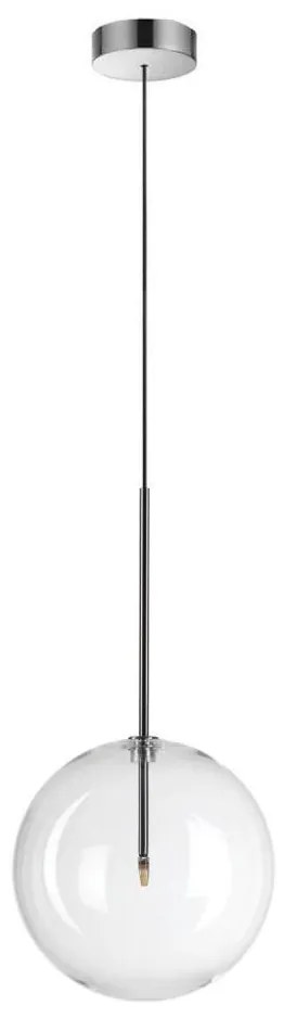 Ideal Lux - LED Csillár zsinóron EQUINOXE 1xG4/2W/230V átm. 25 cm króm/átlátszó