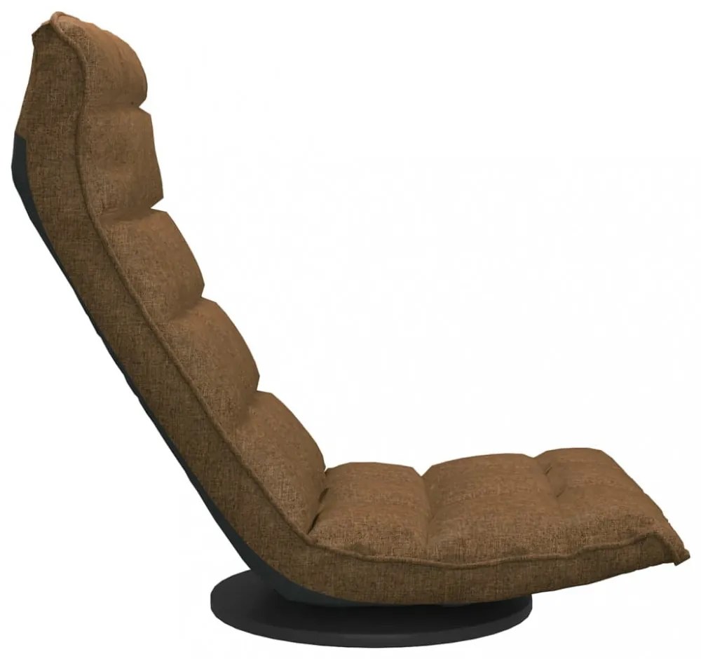 barna szövet forgó matracszék