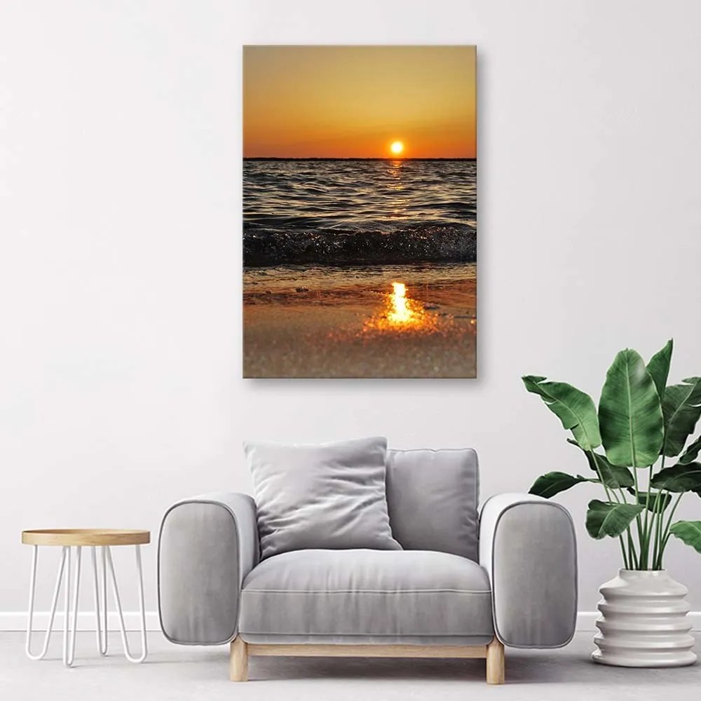 Gario Vászonkép Tenger és lenyugvó nap Méret: 60 x 90 cm
