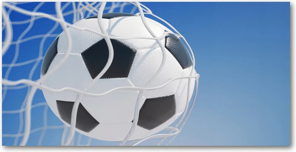 Fotó kép edzett üveg Labda a kapuban 140x70