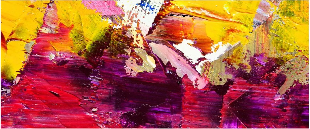 Absztrakció kép - festmény (120x50 cm)