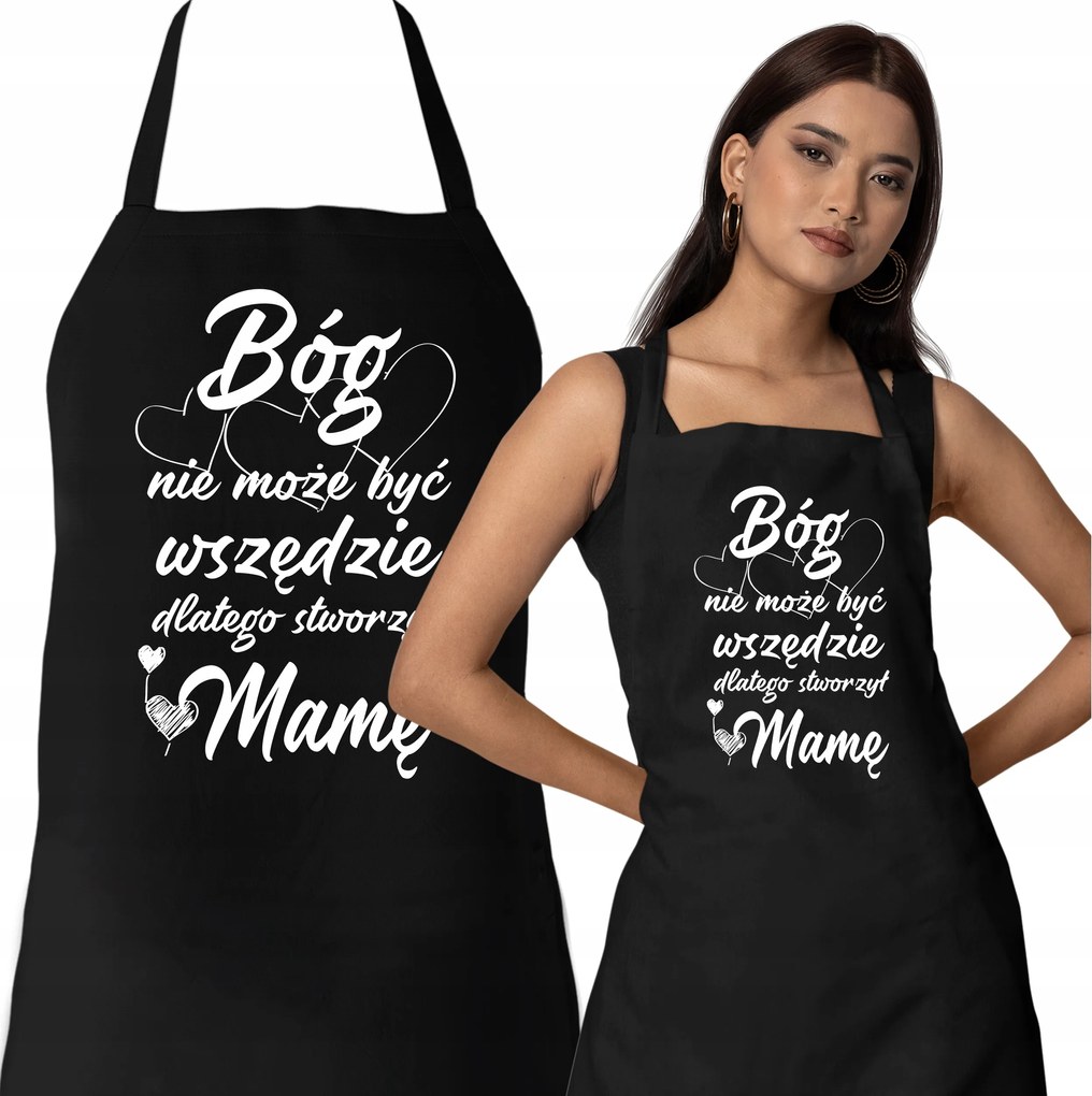 Kötény Anyák napi ajándék Isten nem lehet mindenhol, ezért