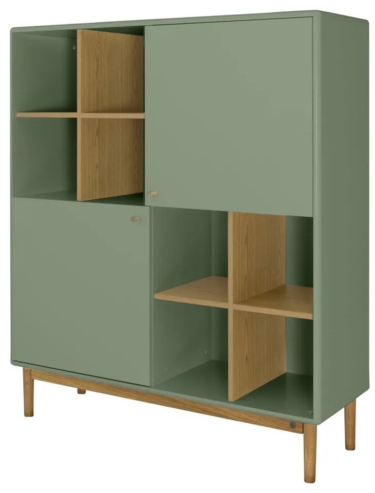 Zöld könyvespolc 118x138 cm Color Living – Tom Tailor