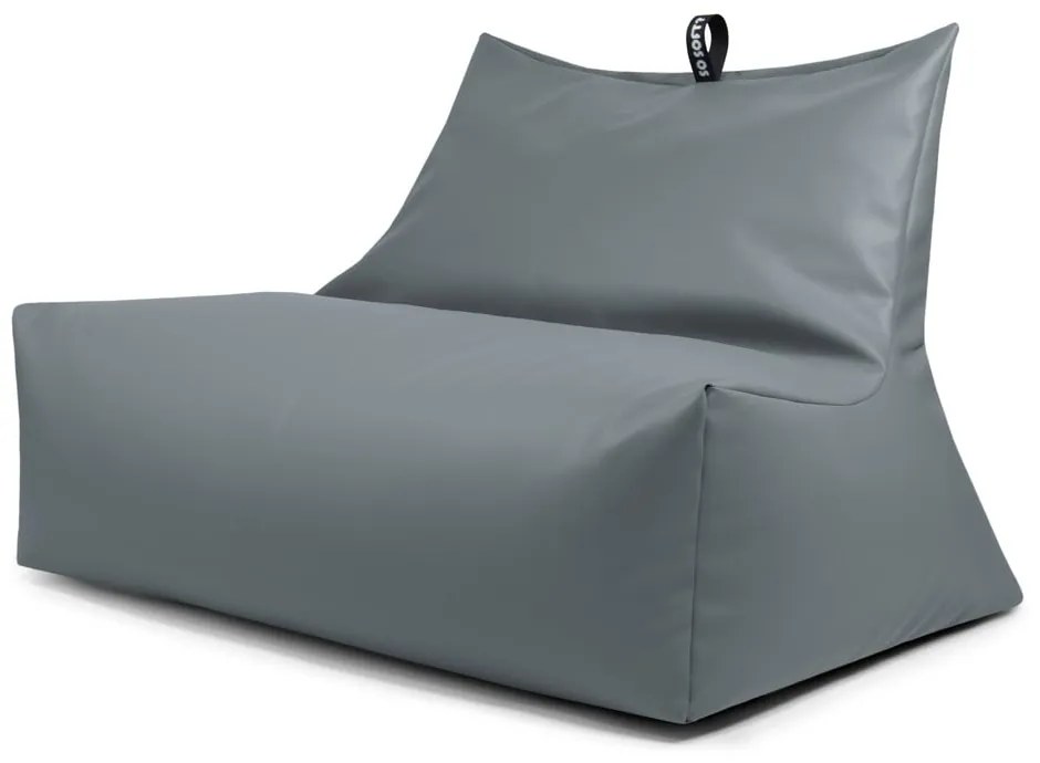 Szürke bőrutánzat babzsákfotel Icy Sofa – So Soft?