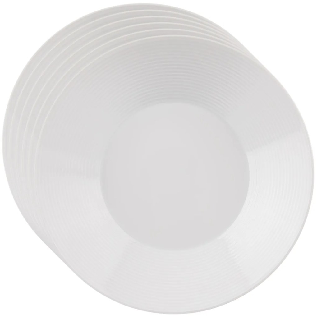 Orion porcelán mélytányér készlet Mona line 6 db,22 cm, 22 cm
