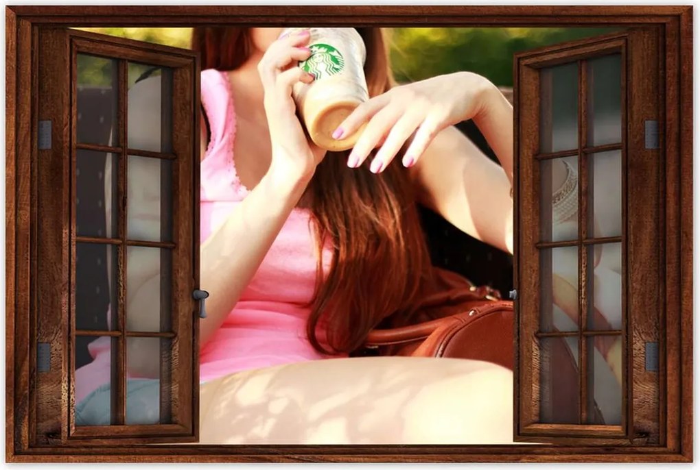 Poszterek 90x60 Kávé a Starbucksban