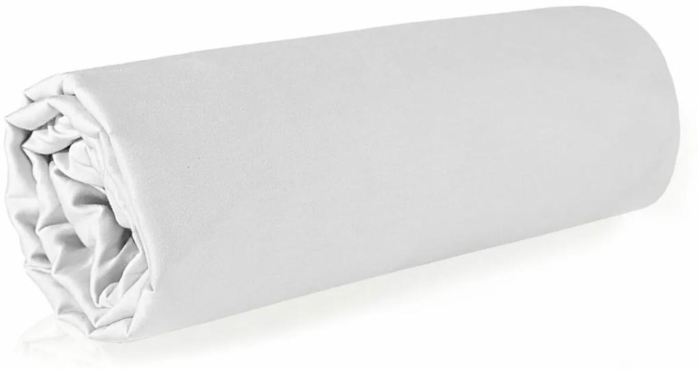 Nova1 pamut-szatén lepedő Fehér 220x210 cm