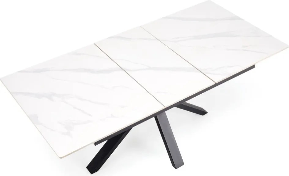 Platan bővíthető étkezőasztal fehér 140-180cm