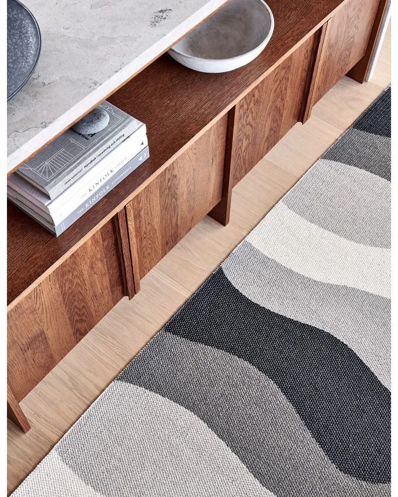 Szürke kültéri-beltéri futószőnyeg 70x300 cm Urvi Metal – Pappelina