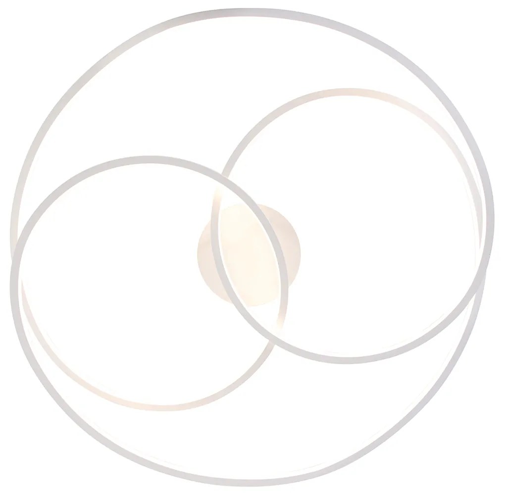 Mennyezeti lámpa fehér 78 cm LED-del, 3 fokozatú fényerő-szabályozóval - Rowin