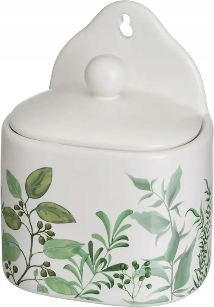 Kerámia Sótartó Rusztikus Akasztós Sótartó A Konyhába 0,5 L