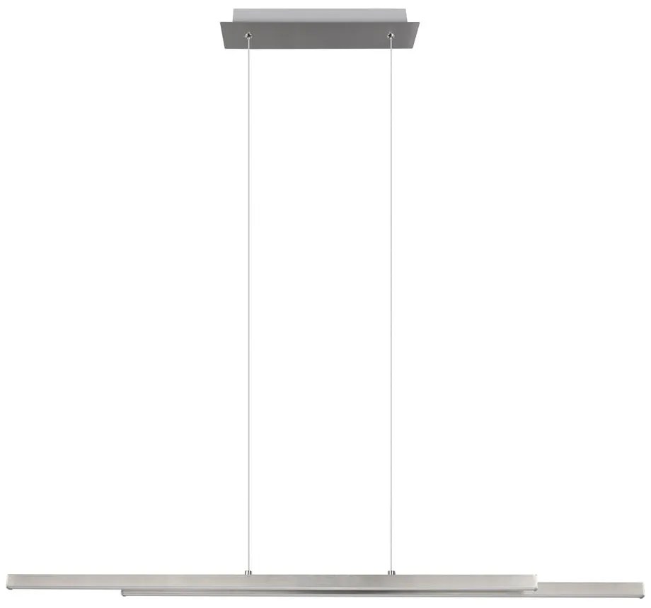 Ezüstszínű LED függőlámpa Odio – Trio