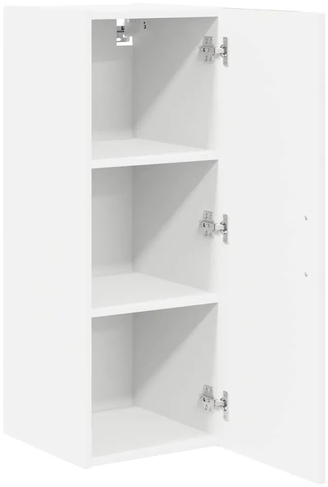 Fali konyhaszekrény 2 pcs Fehér 30 x 31 x 80 cm Faanyag