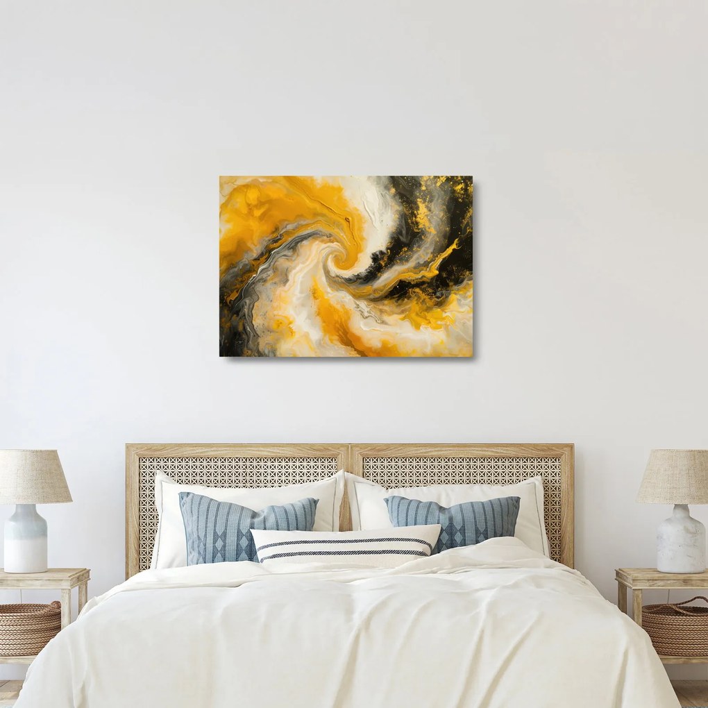 Üveg kép - Spirális absztrakció (70x50 cm)