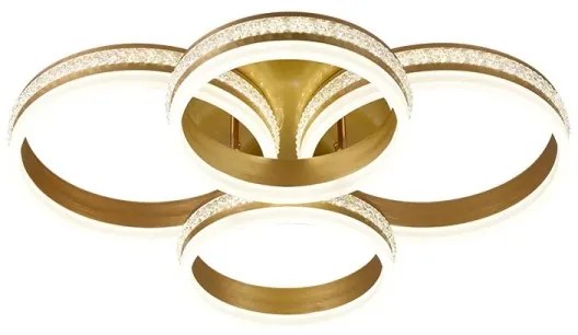 LED dimmelhető felületre szerelhető csillár LED/150W/230V 3000-6500K + távirányító